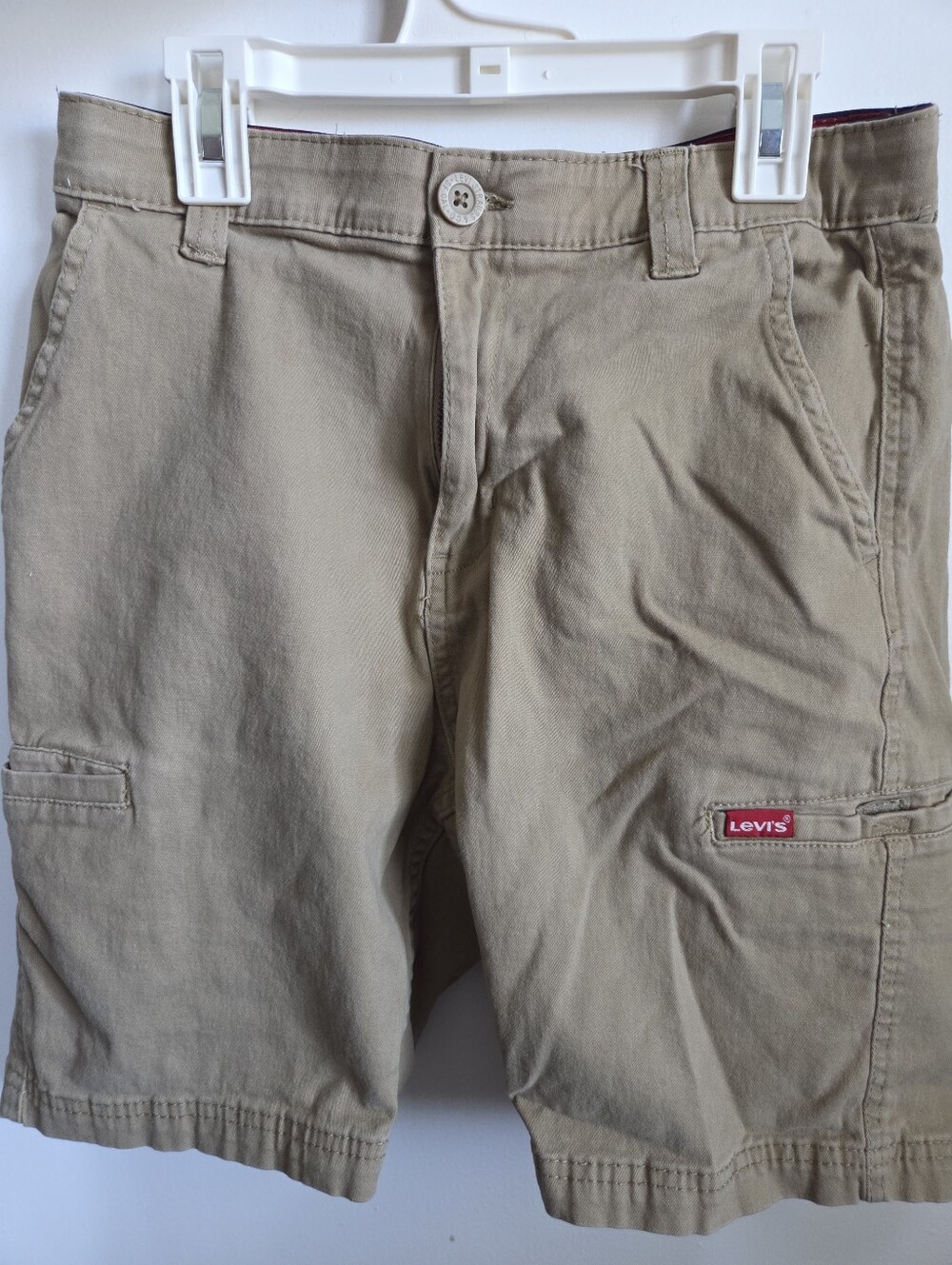 Levi's youths Khaki/Tan Cargo Shorts